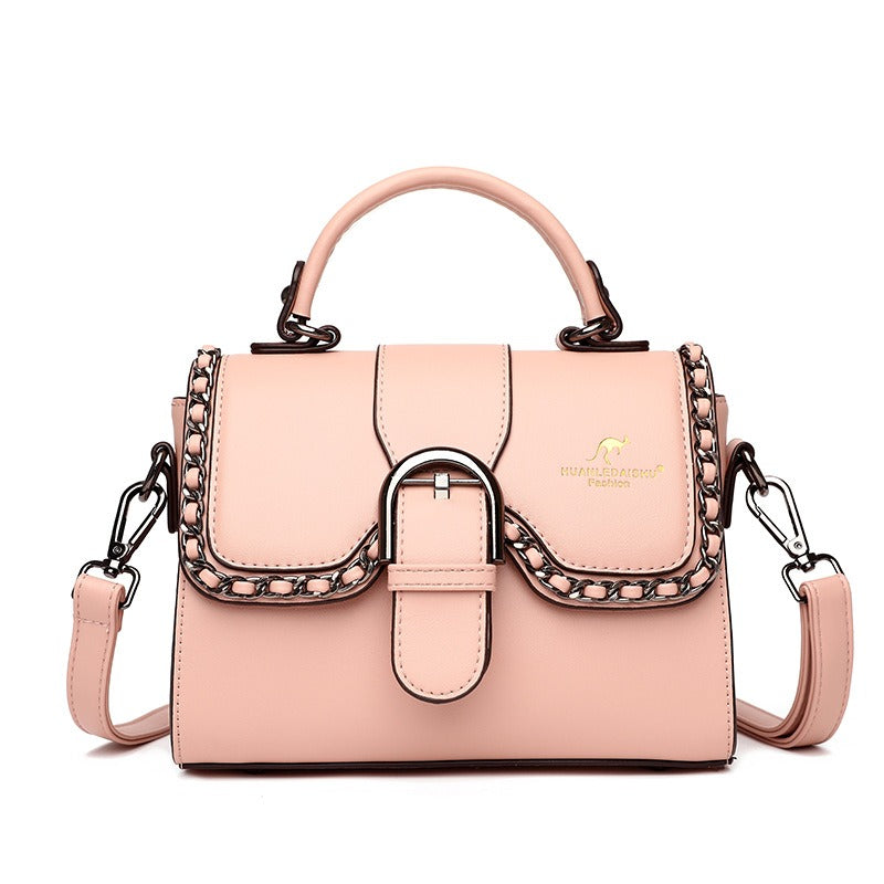The Kensington Petite Chain-Trim Satchel