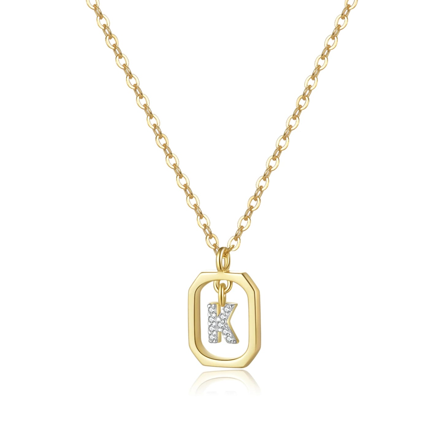 (K) That Girl Initial Pendant Necklace