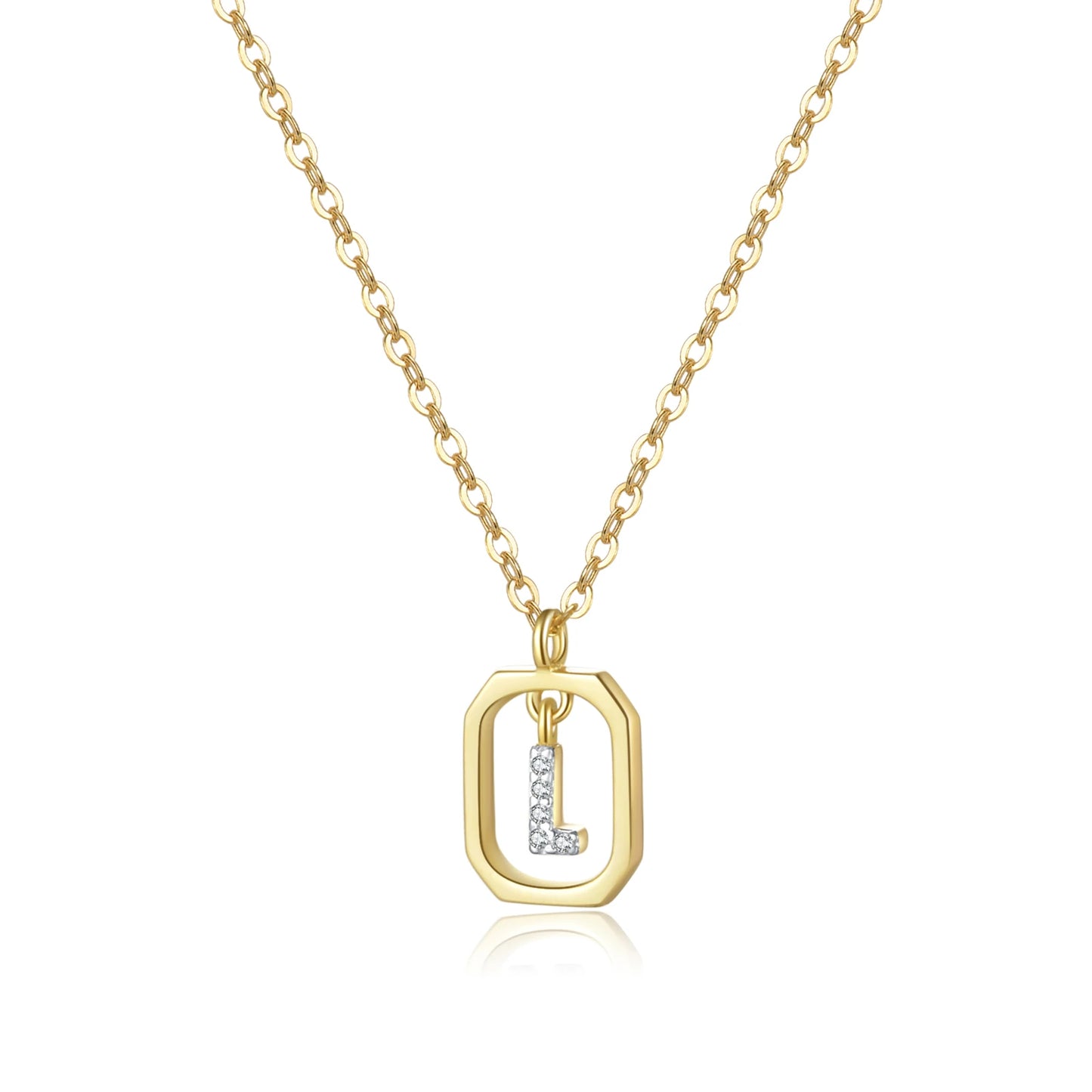 (L) That Girl Initial Pendant Necklace