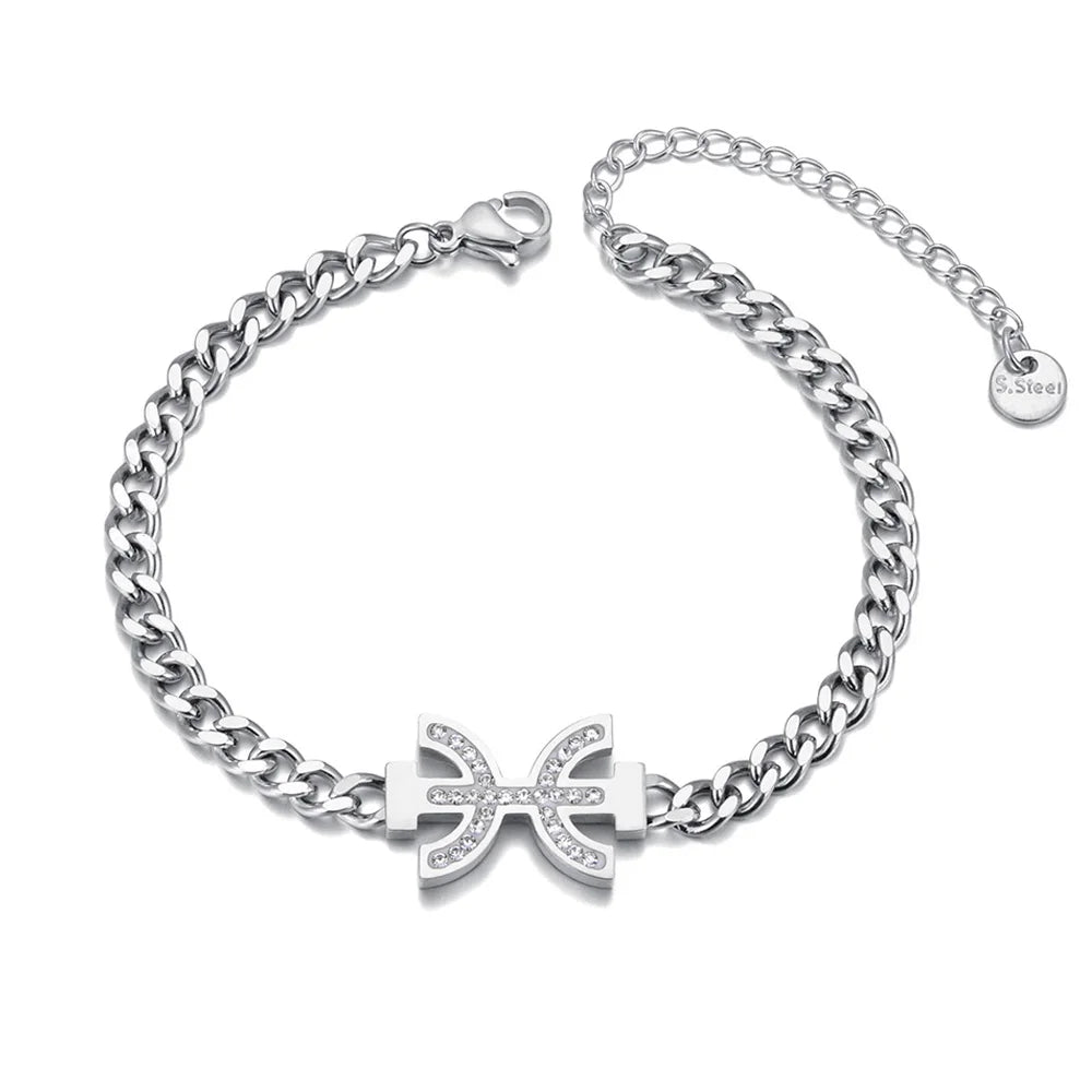 Belle Bow Chain Bracelet