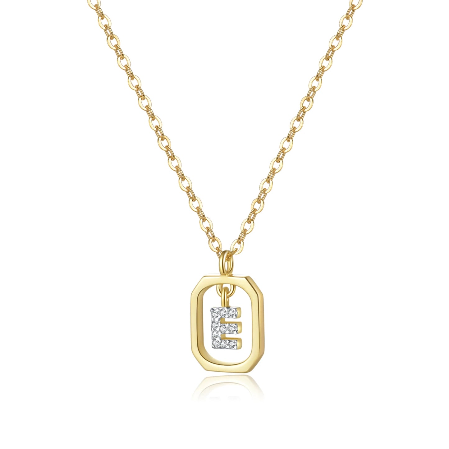 (E) That Girl Initial Pendant Necklace