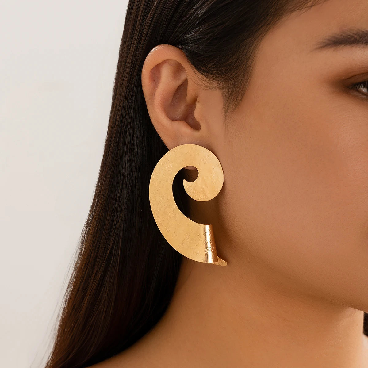 Gilded Spiral Sculptures