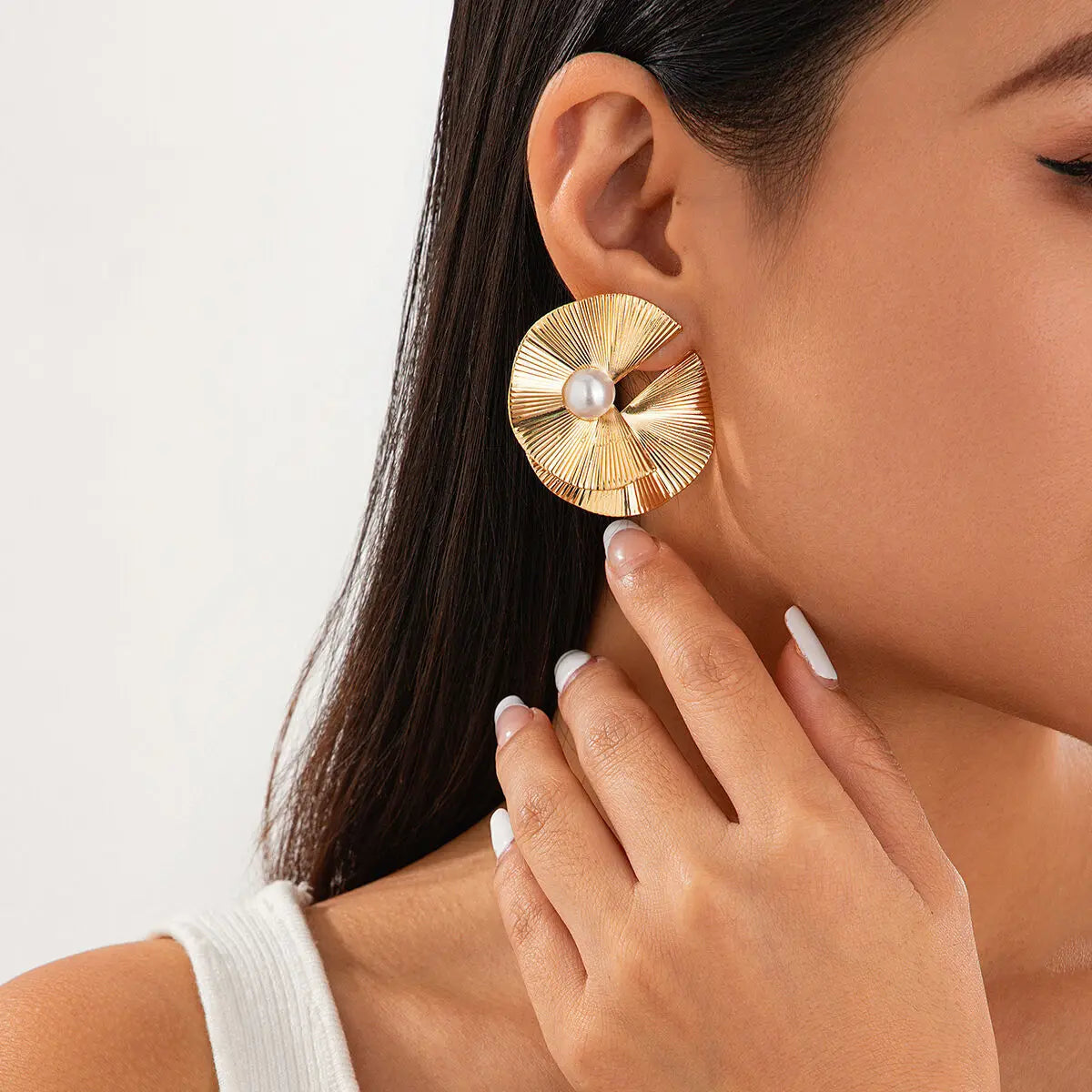 Aurora Shell Studs