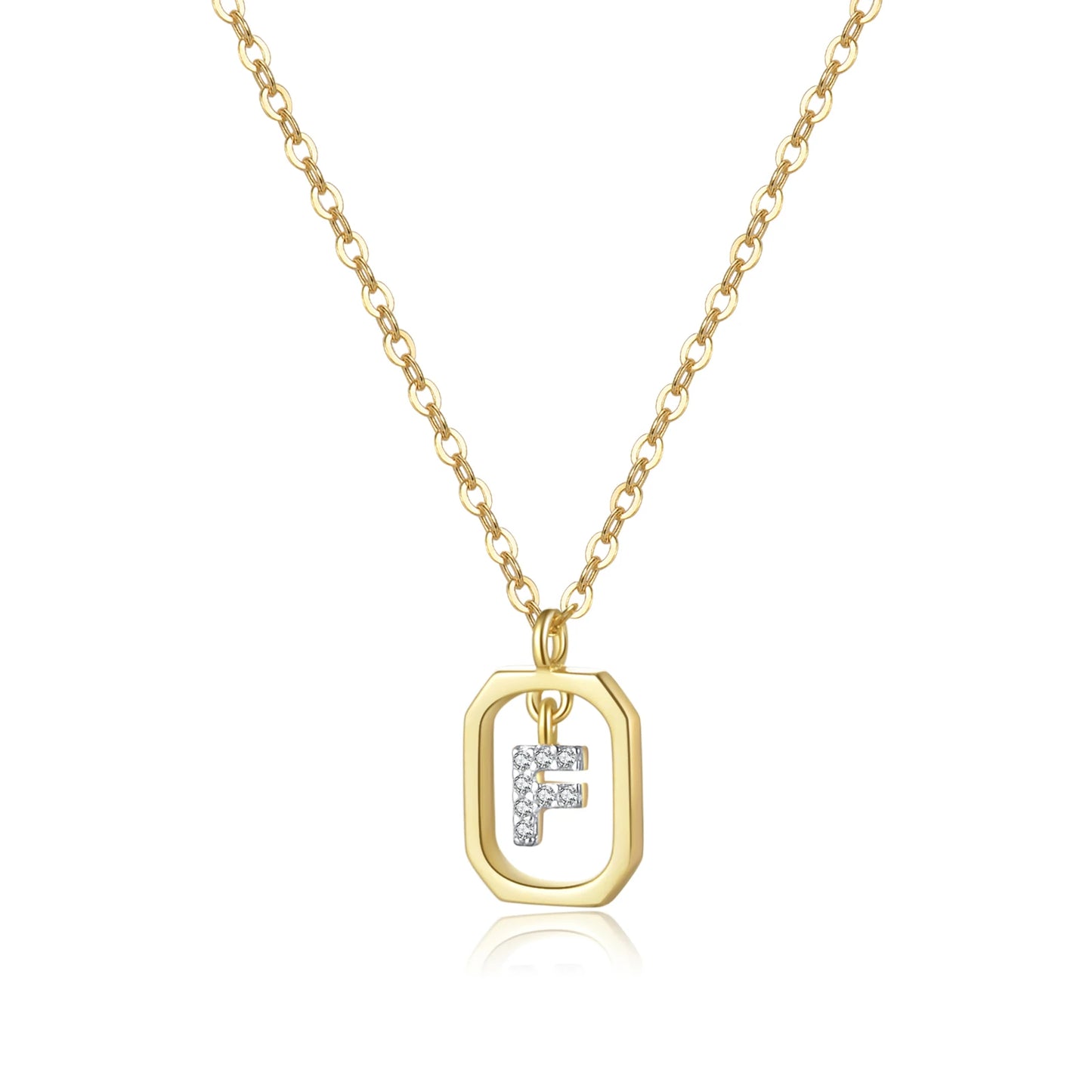 (F) That Girl Initial Pendant Necklace