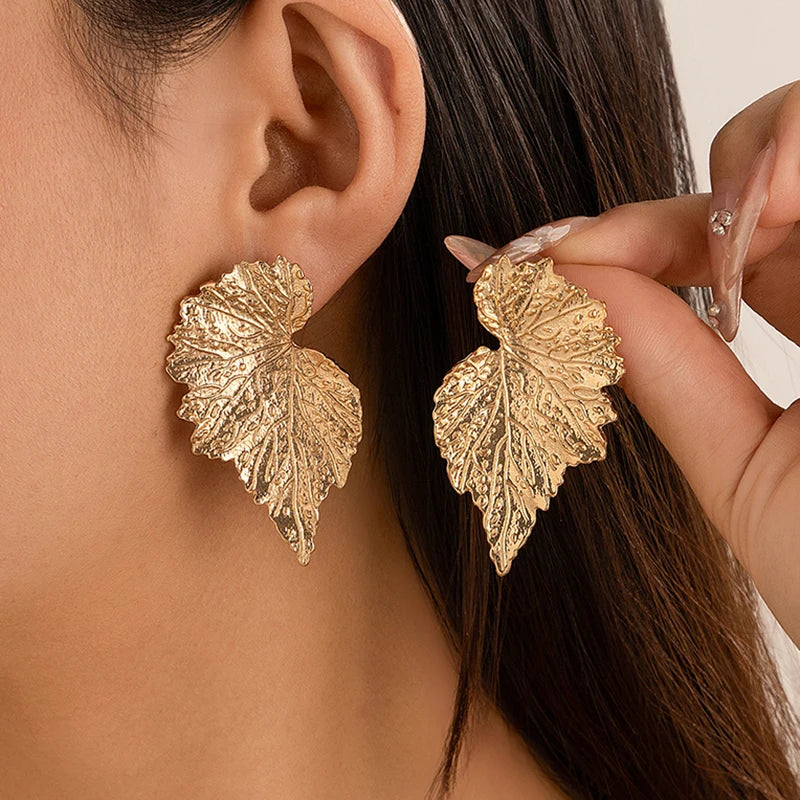 Gilded Leaf Drops