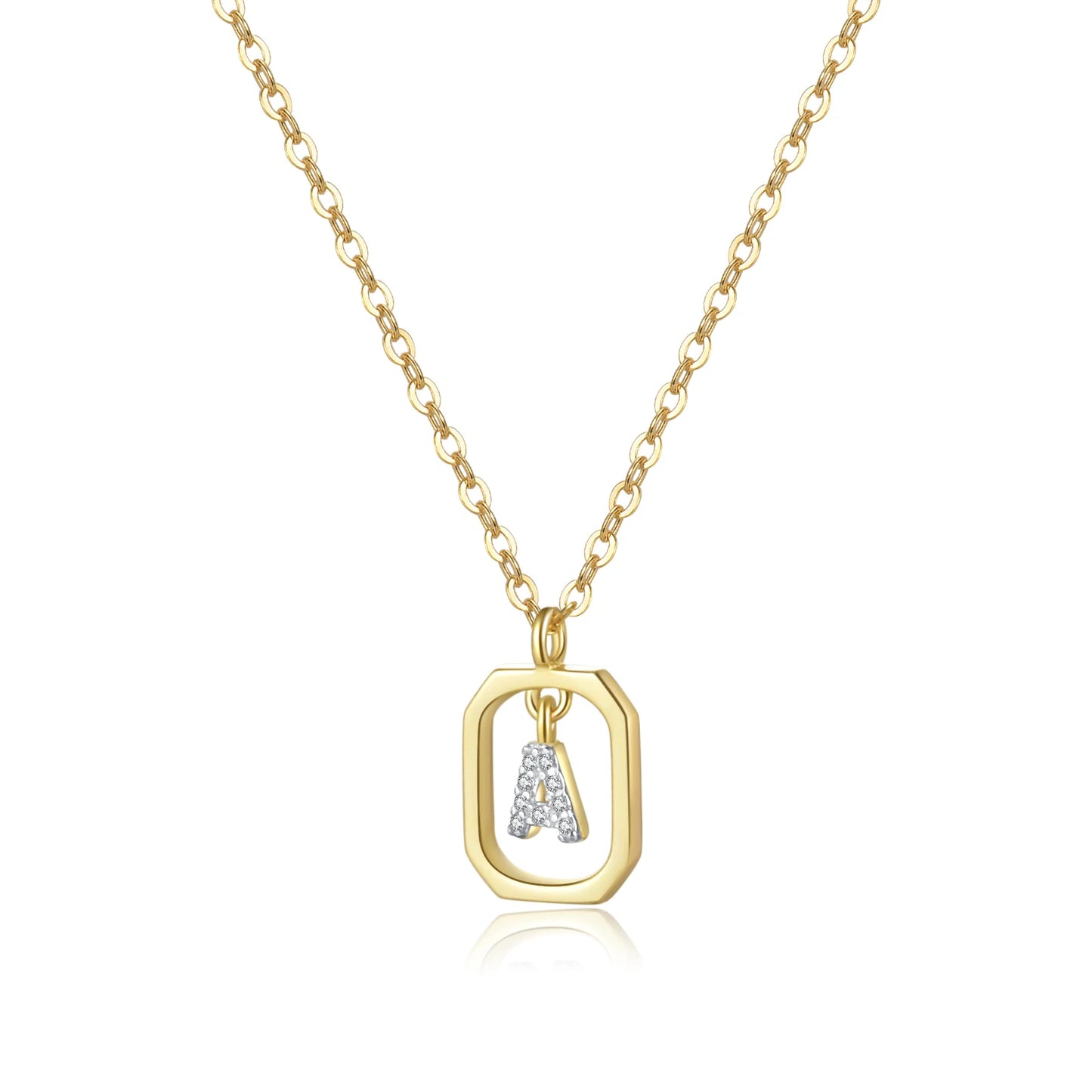 (A) That Girl Initial Pendant Necklace