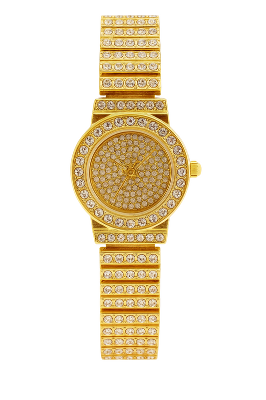 Stainless Babe™ Luxe Crystal Pave Watch
