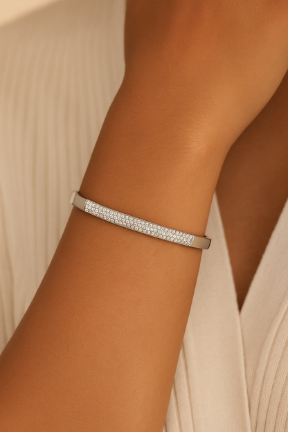 The Valencia Diamond-Edge Bangle
