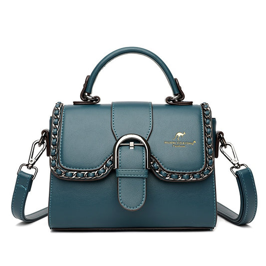 The Kensington Petite Chain-Trim Satchel