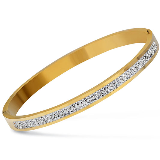 The Valencia Diamond-Edge Bangle