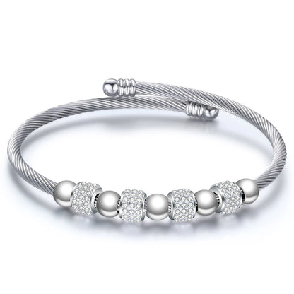 The Valencia Diamond-Edge Bangle