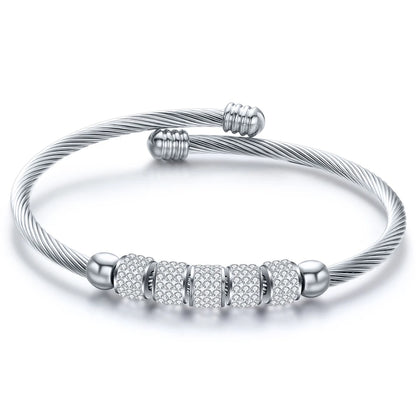 The Valencia Diamond-Edge Bangle