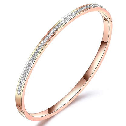 The Valencia Diamond-Edge Bangle