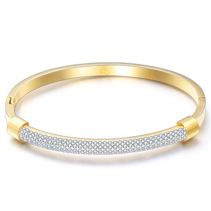 The Valencia Diamond-Edge Bangle