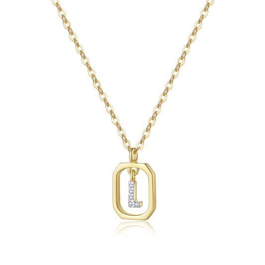 (L) That Girl Initial Pendant Necklace