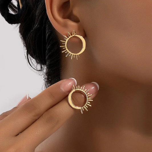 Celeste Sun & Moon Hoops