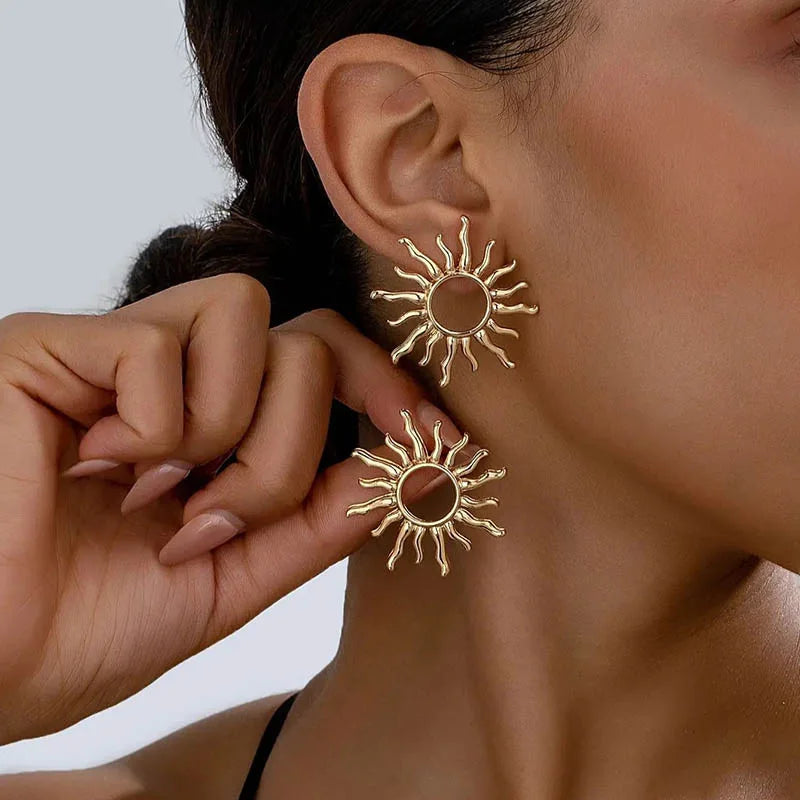 Celeste Sun & Moon Hoops