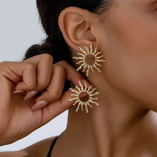 Celeste Sun & Moon Hoops