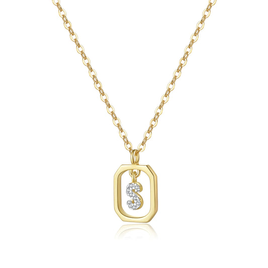 (S) That Girl Initial Pendant Necklace