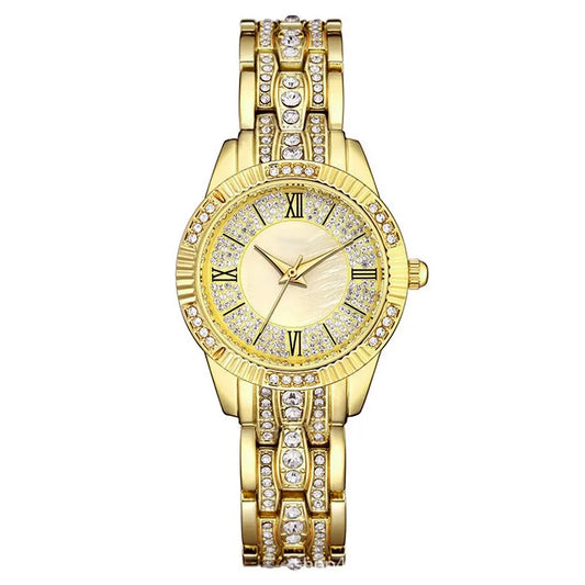 Stainless Babe™ Golden Hour Roman Watch