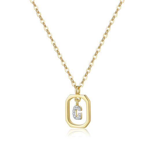 (G) That Girl Initial Pendant Necklace