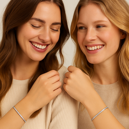 The Valencia Diamond-Edge Bangle