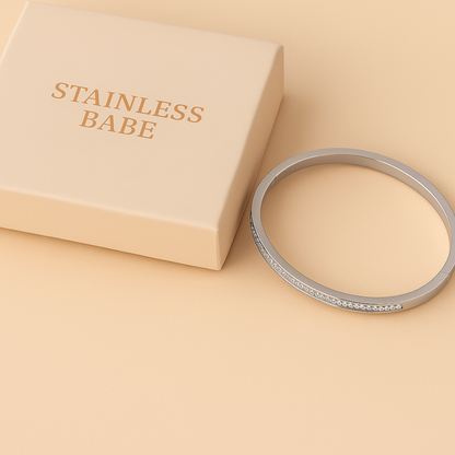 The Valencia Diamond-Edge Bangle