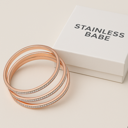 The Valencia Diamond-Edge Bangle