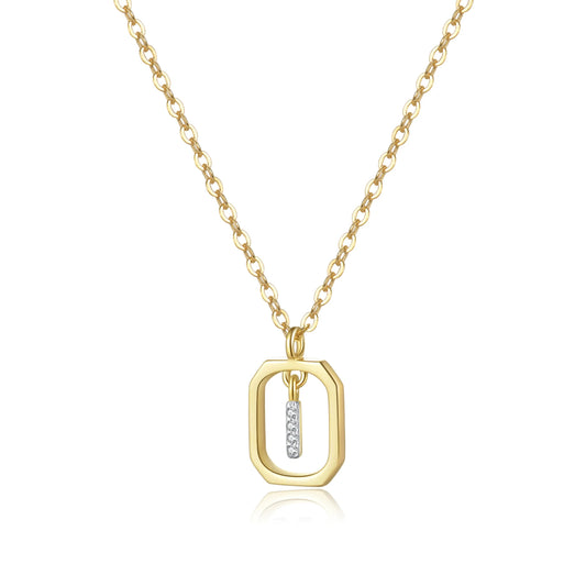 (I) That Girl Initial Pendant Necklace