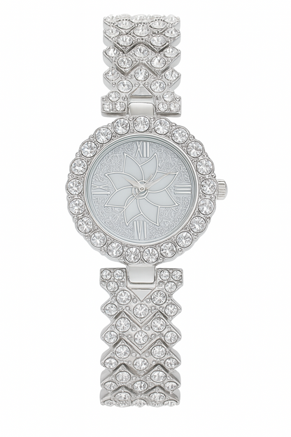Stainless Babe™ Starburst Crystal Watch