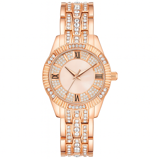 Stainless Babe™ Golden Hour Roman Watch